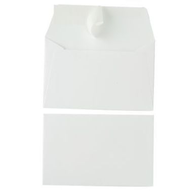 Achetez Paquet de 20 enveloppes Pollen 90x140mm 120g blanc 5431C POLLEN CLAIREFONTAINE pas cher sur ..