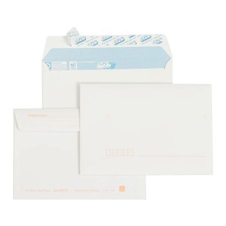 Achetez Paquet de 25 enveloppes blanches 114x162mm 90g bande siliconée précasées 6610 EVERYDAY GP..