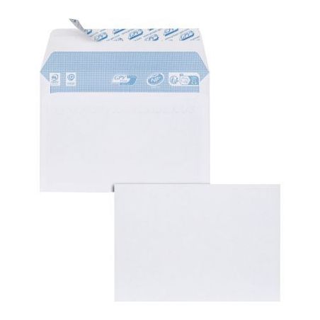 Achetez Paquet de 100 enveloppes blanches 114x162mm 80g bande siliconée 6621 GPV pas cher sur Ma Re..