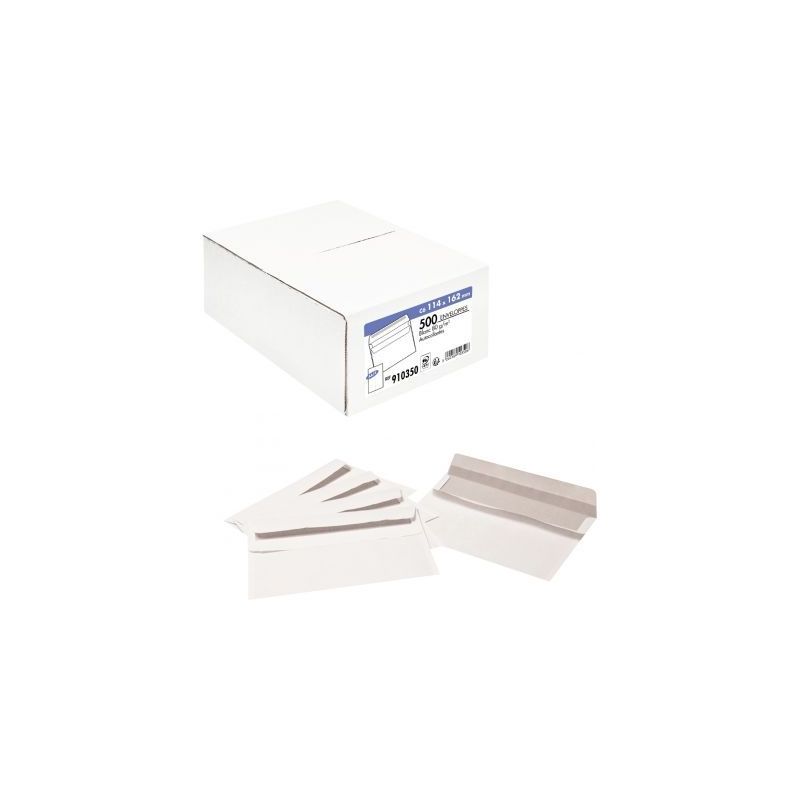 Achetez Boîte de 500 enveloppes blanches C6 114X162 80g/m² autocollantes 910350 LA COURONNE pas ch.. Achetez Boîte de 500 enveloppes blanches C6 114X162 80g/m² autocollantes 910350 LA COURONNE pas ch..