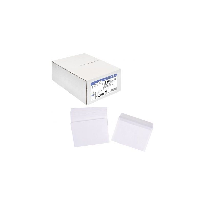 Achetez Boite 500 enveloppes blanches C6 114x162 80g/m² bande de protection 9360 LA COURONNE pas ch.. Achetez Boite 500 enveloppes blanches C6 114x162 80g/m² bande de protection 9360 LA COURONNE pas ch..