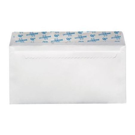 Achetez Boîte de 500 enveloppes blanches DL 110x220 90g/m²  bande de protection 10693 LA COURONNE ..