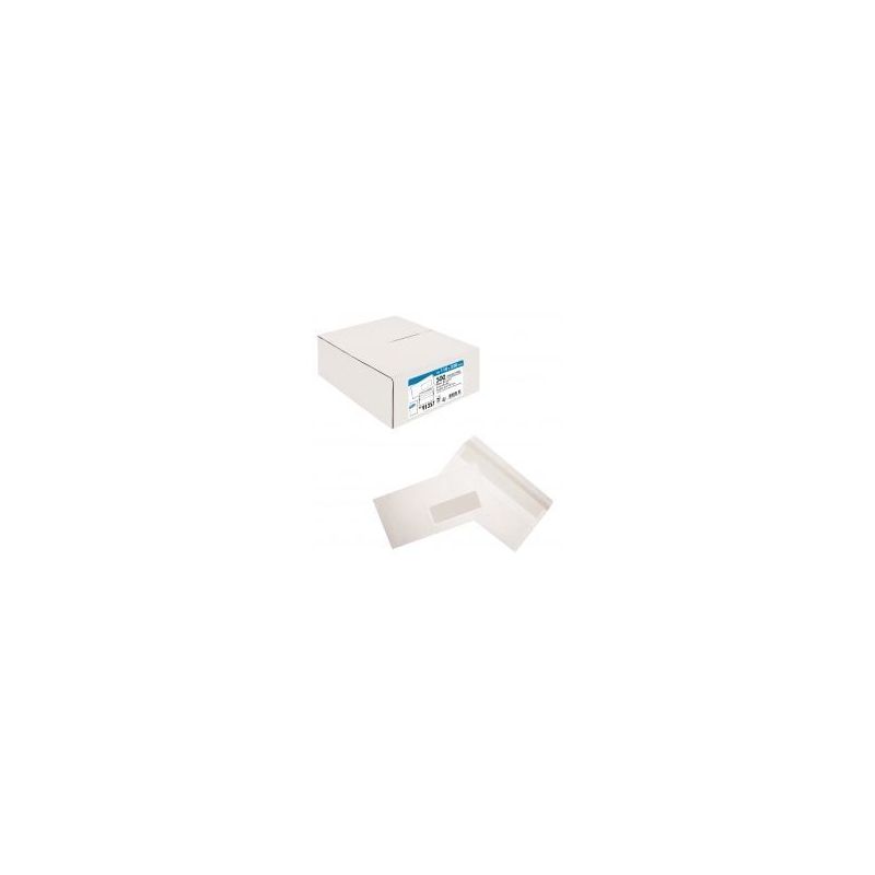 Achetez Boîte de 500 enveloppes blanches DL 110x220 80g/m² fenêtre 45x100 autocollante 91357 LA C.. Achetez Boîte de 500 enveloppes blanches DL 110x220 80g/m² fenêtre 45x100 autocollante 91357 LA C..