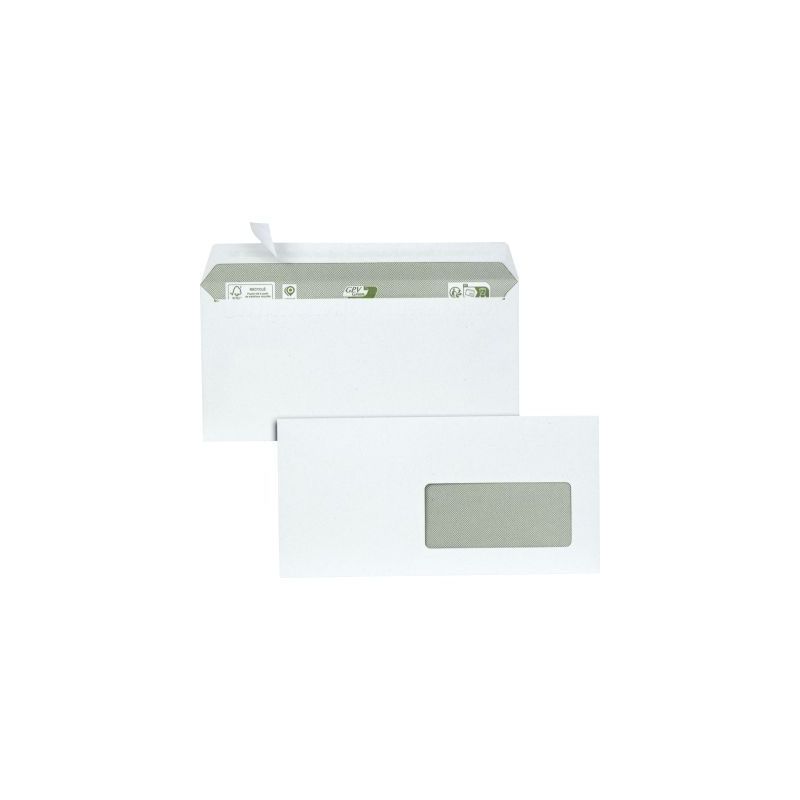 Achetez Boîte 500 enveloppes blanches DL 80 grammes Fenêtre 45 3016 GPV pas cher sur Ma Rentrée S.. Achetez Boîte 500 enveloppes blanches DL 80 grammes Fenêtre 45 3016 GPV pas cher sur Ma Rentrée S..