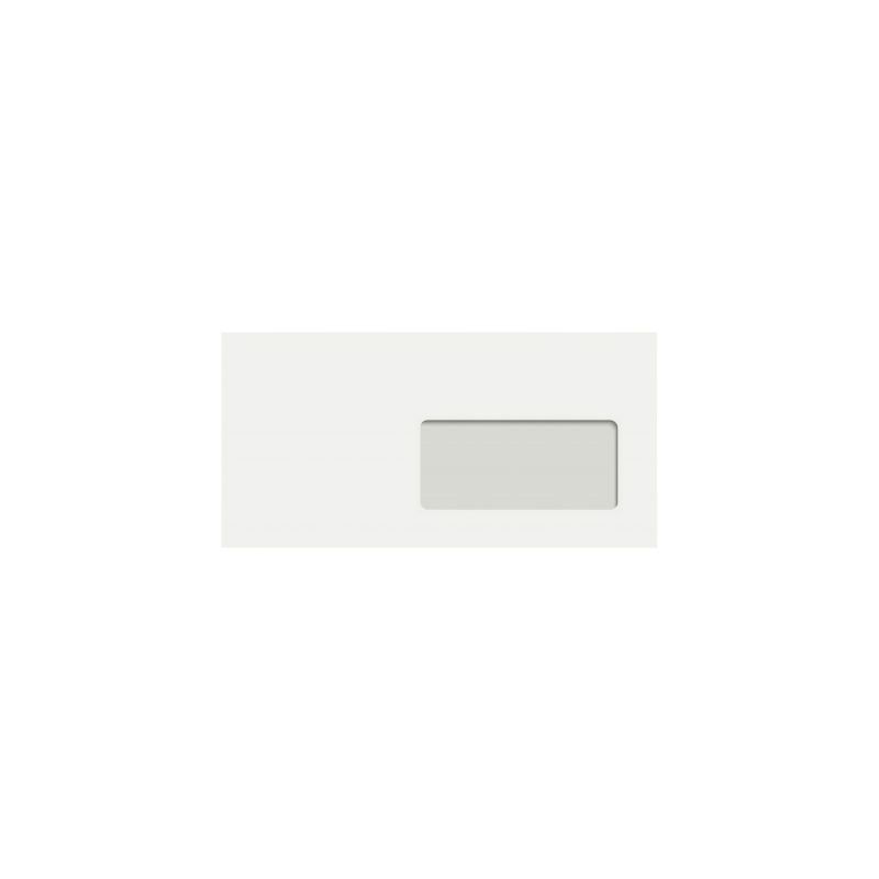 Achetez Boite de 250 enveloppes blanches 110x220mm 90g bande siliconée fenêtre 45x100mm 1603 CLAIR..