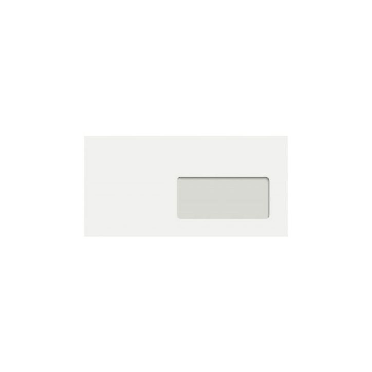 Boite de 250 enveloppes blanches 110x220mm 90g bande siliconée fenêtre 45x100mm 1603 CLAIRALFA CLAIREFONTAIN(...)