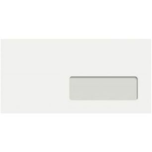 Achetez Boite de 250 enveloppes blanches 110x220mm 90g bande siliconée fenêtre 35x100mm 1601 CLAIR..