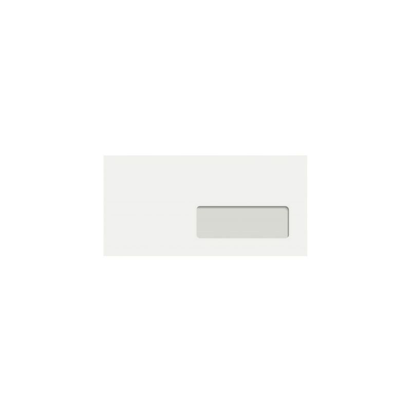 Achetez Boite de 250 enveloppes blanches 110x220mm 90g bande siliconée fenêtre 35x100mm 1601 CLAIR..