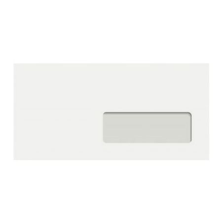Achetez Boite de 250 enveloppes blanches 110x220mm 90g bande siliconée fenêtre 35x100mm 1601 CLAIR..