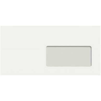 Achetez Boite de 500 enveloppes blanches 110x220mm 80g bande siliconée fenêtre 45x100mm 1402C CLAI..
