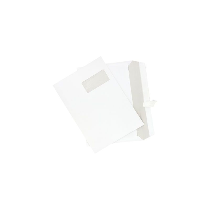 Achetez Boite de 250 enveloppes blanches C4 229x324 90g/m² fenêtre 50x105 bande de protection 7569.. Achetez Boite de 250 enveloppes blanches C4 229x324 90g/m² fenêtre 50x105 bande de protection 7569..