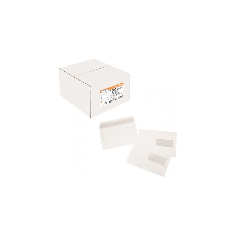 Achetez Boîte de 500 enveloppes Blanches 80g C5 162x229 mm fenêtre 45x100 mm auto-adhésives pas c.. Achetez Boîte de 500 enveloppes Blanches 80g C5 162x229 mm fenêtre 45x100 mm auto-adhésives pas c..