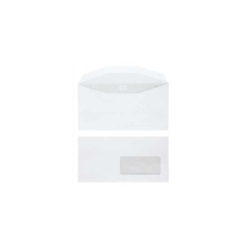 Achetez Boîte de 1000 enveloppes blanches 115x225 80g/m² fenêtre 45x100 de mise sous pli automati.. Achetez Boîte de 1000 enveloppes blanches 115x225 80g/m² fenêtre 45x100 de mise sous pli automati..