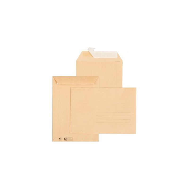 Achetez Paquet de 10 pochettes kraft 162x229mm 85g bande siliconée avec zone d'adressage 6631 GPV p..