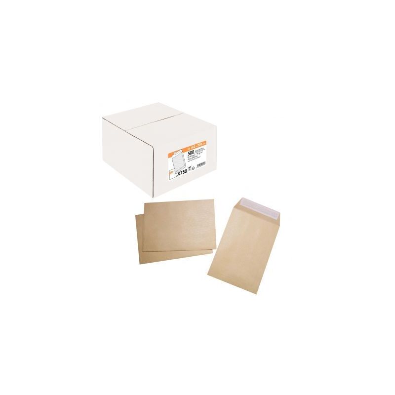 Achetez Boîte de 500 pochettes kraft Brun recyclé 90g C5 162x229 auto-adhésives pas cher sur Ma R.. Achetez Boîte de 500 pochettes kraft Brun recyclé 90g C5 162x229 auto-adhésives pas cher sur Ma R..