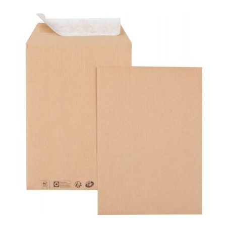 Achetez Boîte de 500 sacs Kraft, 90 grammes en format 17.6x25, bande siliconée 4253 GPV pas cher s..