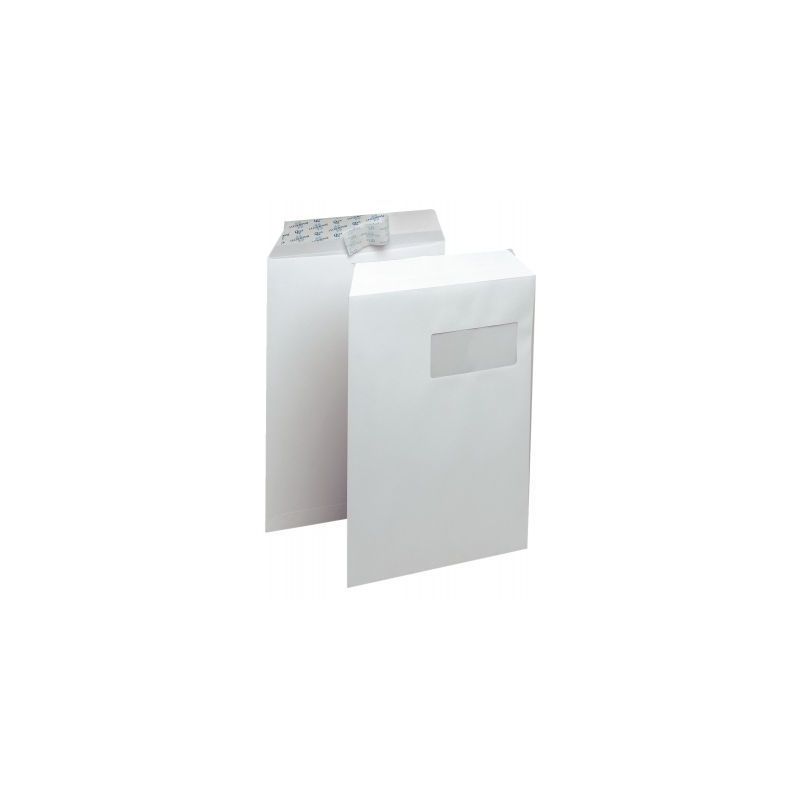 Achetez Paquet de 50 pochettes vélin blanc 229x324 90g/m² fenêtre 50x110 bande de protection 2305.. Achetez Paquet de 50 pochettes vélin blanc 229x324 90g/m² fenêtre 50x110 bande de protection 2305..