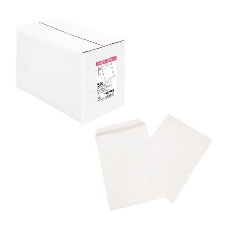 Achetez Boîte de 250 pochettes blanches C4 229x324 90g/m² bande de protection 9793 LA COURONNE pas..