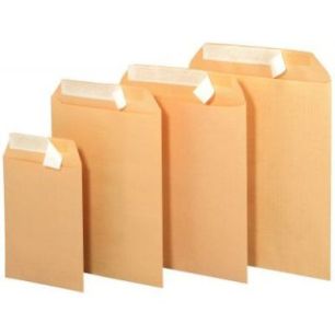Achetez Paquet de 50 pochettes kraft C4 229x324 90g/m² bande de protection 51956 pas cher sur Ma Re..