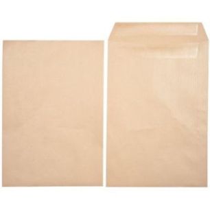 Achetez PERGAMY Boîte de 250 pochettes kraft Brun 90g C4 229x324 mm autocollantes pas cher sur Ma R..