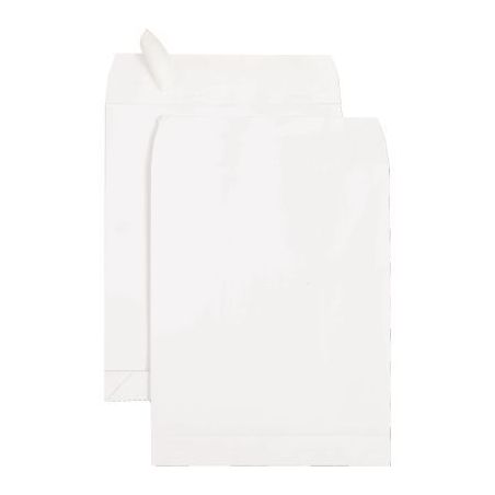 Achetez Paquet de 50 pochettes blanches 260x330mm 120g soufflet 30mm bande siliconée 39705 GPV pas ..