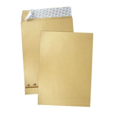 Achetez Carton de 250 pochettes kraft 260x330mm 120g soufflet 30mm bande siliconée 4955 GPV pas che..