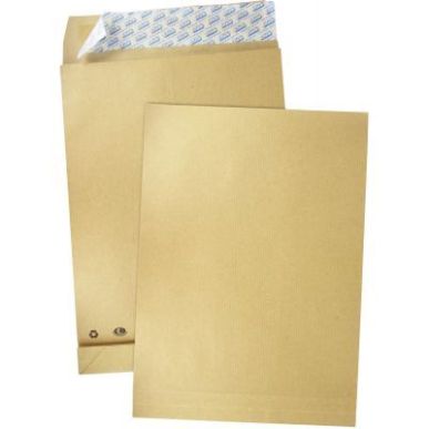 Achetez Carton de 250 pochettes kraft 260x330mm 120g soufflet 30mm bande siliconée 4955 GPV pas che..