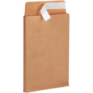 Achetez Paquet de 50 pochettes kraft + 300 X470mm 130g soufflet 70mm bande siliconée en kraft + 502..