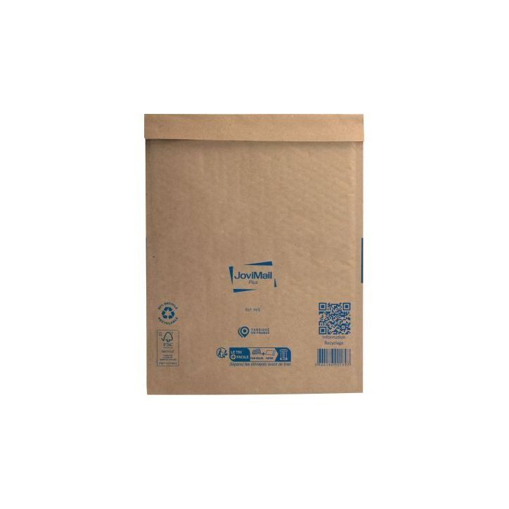 Carton de 100 pochettes bulles papier renforcé 270x360 153500109 JOVIMAIL JOVIPACK