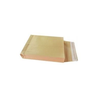 Achetez Paquet de 50 pochettes kraft armé 280x380mm soufflet 50mm bande siliconée 501728 LA COURON..