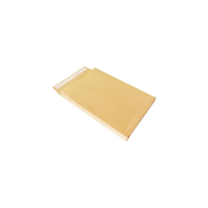 Achetez Paquet de 25 pochettes kraft armé 260x330mm soufflet 30mm bande siliconée 23067 LA COURONN..