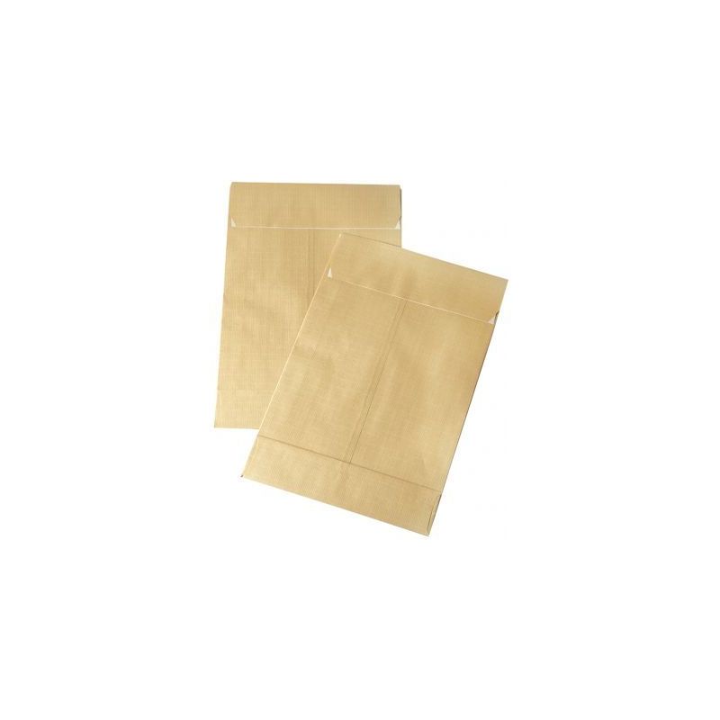 Achetez Paquet de 50 pochettes kraft armé brun 3 soufflets 280x375 130g/m² bande de protection 501.. Achetez Paquet de 50 pochettes kraft armé brun 3 soufflets 280x375 130g/m² bande de protection 501..
