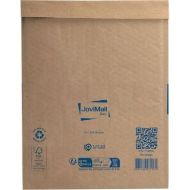 Achetez Paquet de 10 pochettes bulles papier 270x360mm Kraft 153400129 JOVIMAIL JOVIPACK pas cher su..