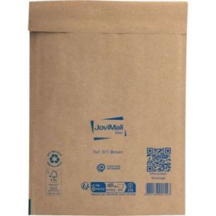 Achetez Carton de 100 pochettes bulles papier 180x260mm Kraft 153400105 JOVIMAIL JOVIPACK pas cher s..