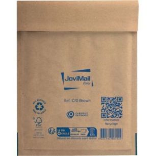 Achetez Carton de 100 pochettes bulles papier 150x210mm Kraft 153400103 JOVIMAIL JOVIPACK pas cher s..