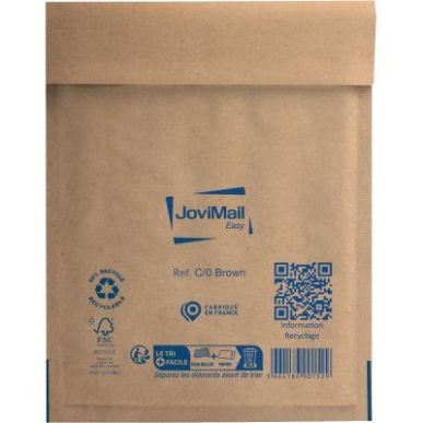 Achetez Paquet de 10 pochettes bulles papier 150x210mm Kraft 153400123 JOVIMAIL JOVIPACK pas cher su..