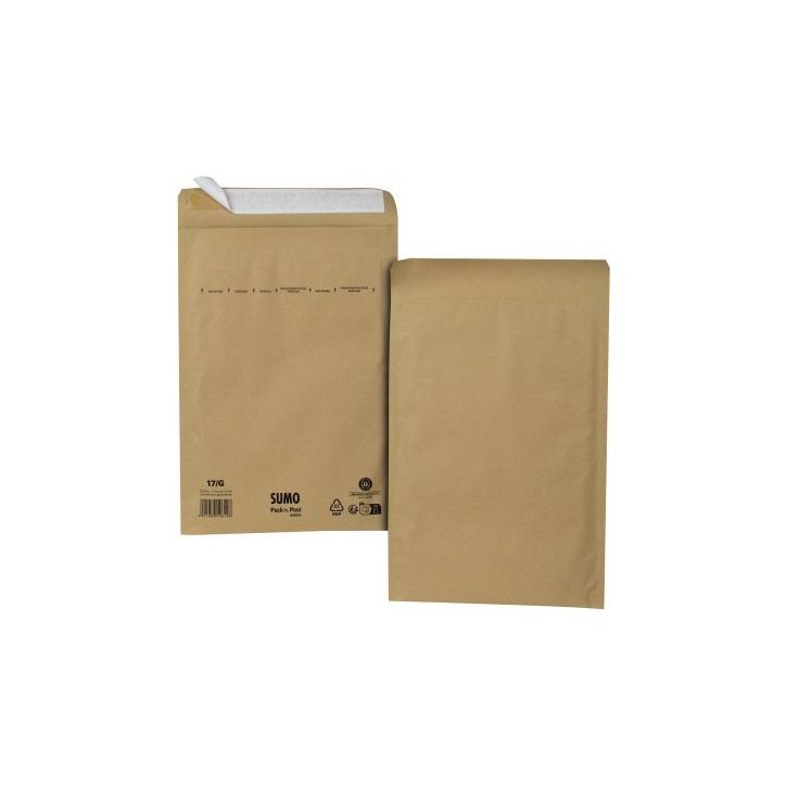 Paquet de 10 pochettes Kraft 245x340 9558 GPV