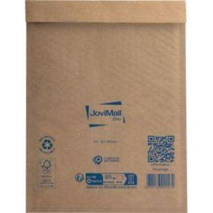 Achetez Carton de 100 pochettes bulles papier 240x330mm Kraft 153400108 JOVIMAIL JOVIPACK pas cher s..