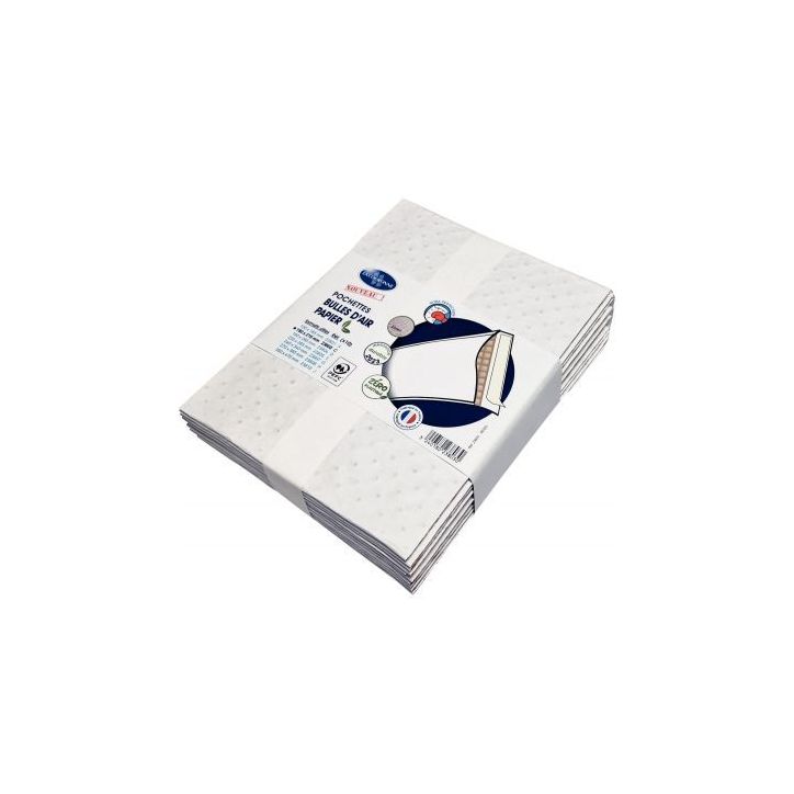 Paquet de 10 pochettes bulle air blanc  150 x 215 mm 23803 LA COURONNE