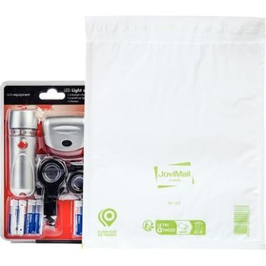 Achetez Paquet de 10 pochettes bulles d'air polyéthylène format 24x33cm blanc 103100163 pas cher s..