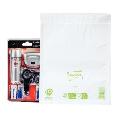 Achetez Paquet de 10 pochettes bulles d'air polyéthylène format 27x36cm blanc 103100164 pas cher s..