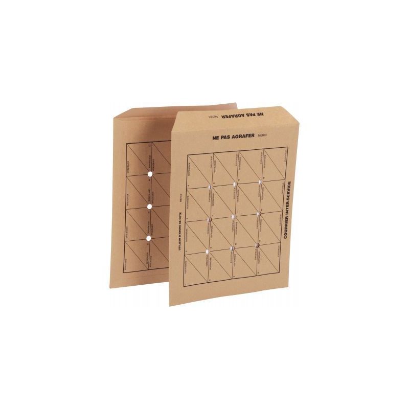 Achetez Boîte de 250 pochettes kraft courrier intérieur 260x330 120g/m² 31845 pas cher sur Ma Ren..