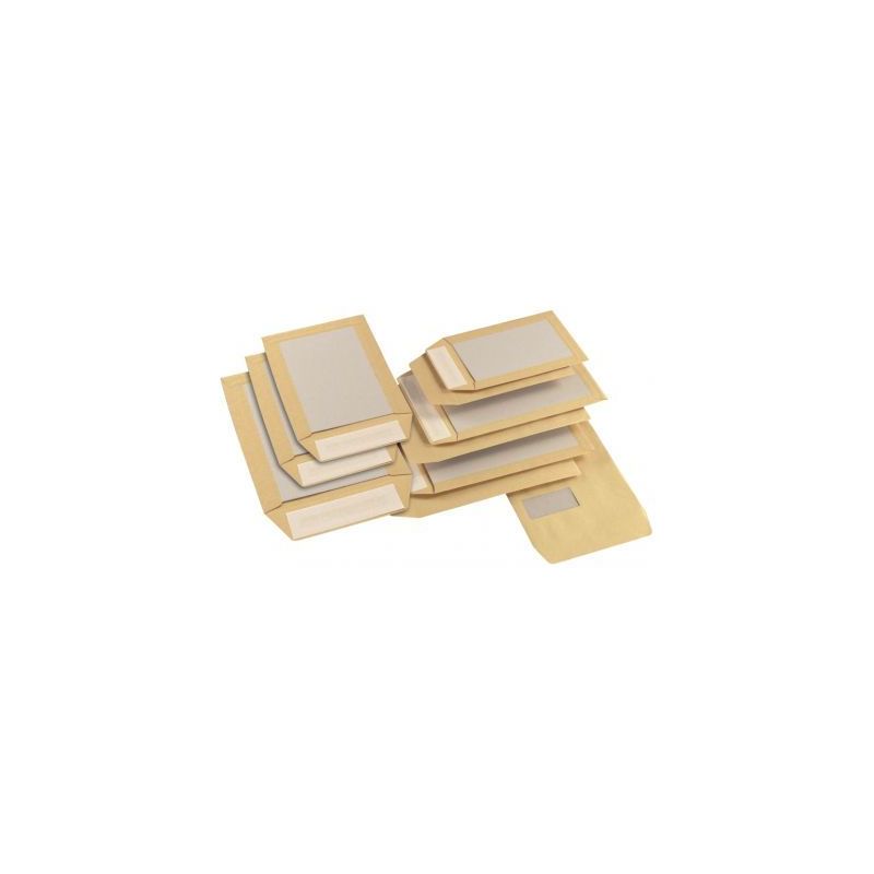 Achetez Boîte de 100 pochettes dos carton 230x320 120g/m², bande siliconée 4455 pas cher sur Ma R..