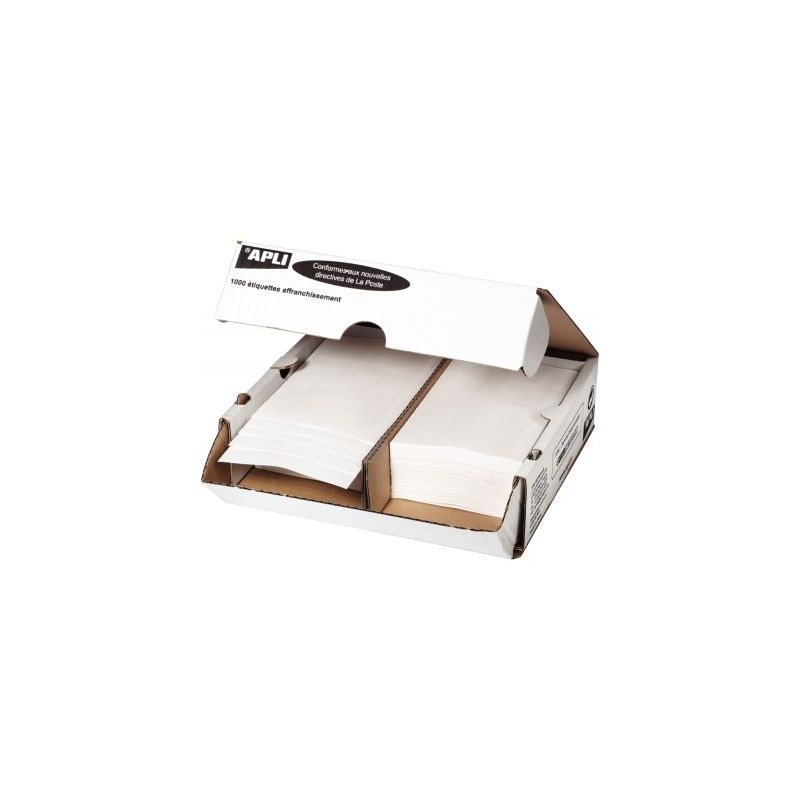 Achetez Boîte de 1000 étiquettes d'affranchissement 140x45mm - 2 poses 14020 AGIPA pas cher sur Ma..