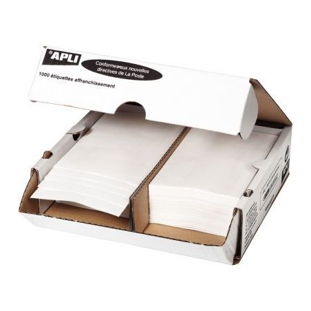 Achetez Boîte de 1000 étiquettes d'affranchissement 140x45mm - 2 poses 14020 AGIPA pas cher sur Ma..