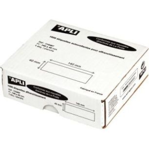 Achetez Boîte de 1000 étiquettes d'affranchissement 140x40mm - 1 pose 115497 AGIPA pas cher sur Ma..