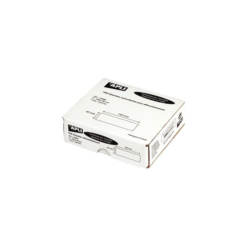 Achetez Boîte de 1000 étiquettes d'affranchissement 140x40mm - 1 pose 115497 AGIPA pas cher sur Ma.. Achetez Boîte de 1000 étiquettes d'affranchissement 140x40mm - 1 pose 115497 AGIPA pas cher sur Ma..