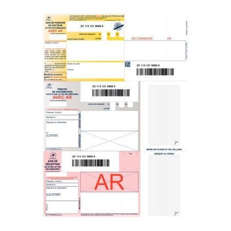 Achetez Boite de 150 imprimés recommandés 3899 pas cher sur Ma Rentrée Scolaire