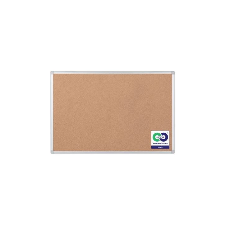 Tableau liège Earth 120x90cm cadre alu CR051790 BI-OFFICE