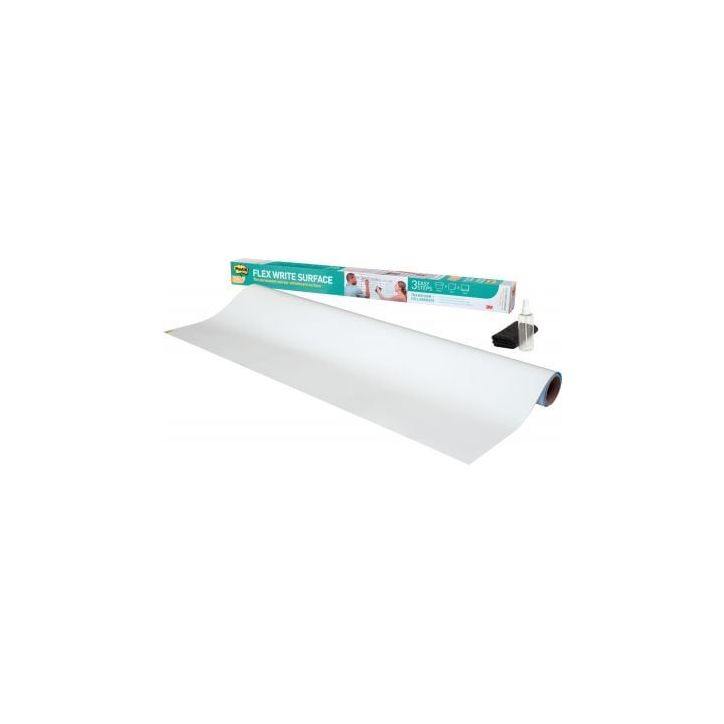 Tableau blanc Flex Write Post-It Lg 122 x lg 91,4 cm en rouleau BP1103 POST-IT 3M